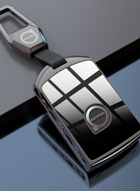 沃尔沃钥匙套xc60汽车用品s90改装s60装饰xc90配件xc40男士壳扣包