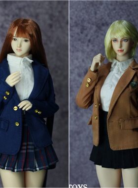 1比6女兵人衣服学生JK西装