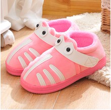 Pantoufles enfants en suède pour hiver - semelle plastique - Ref 1007791 Image 9