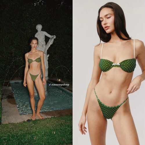 正品代购withjean抹茶绿比基尼