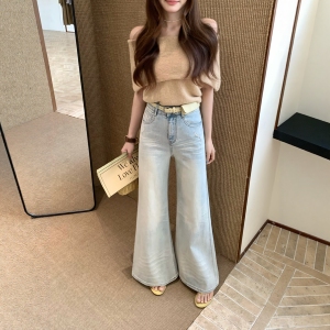 ZM1991牛仔喇叭裤女显瘦微喇裤潮