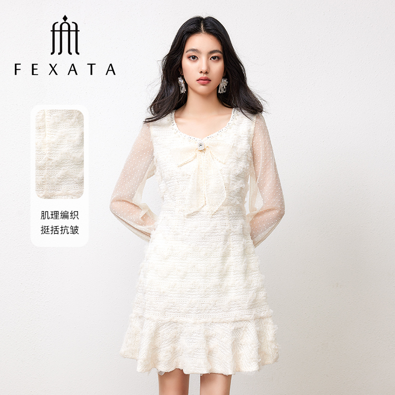 法式蕾丝显瘦连衣裙女短裙礼服