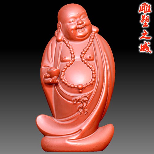 三维立体图3D打印雕刻图stl圆雕图   带佛珠米勒