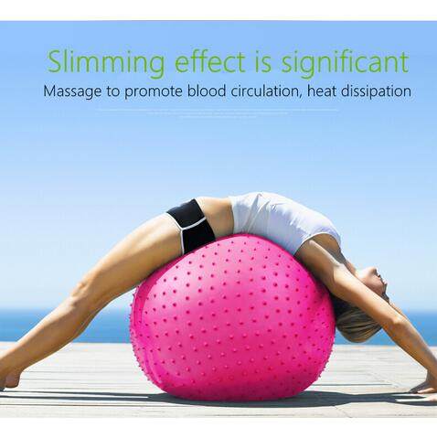带刺瑜伽球65直径75cm加厚防爆大瑜伽球健身球按摩球减肥瘦身器械