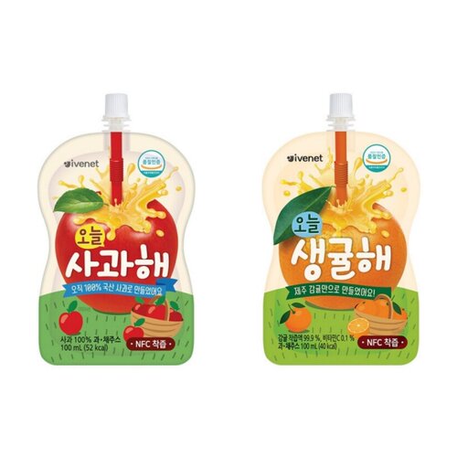 零食ivenet苹果汁 橘子汁100ml