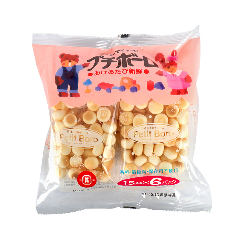 日本西村奶豆90g(内6袋)独立小包装原味小馒头