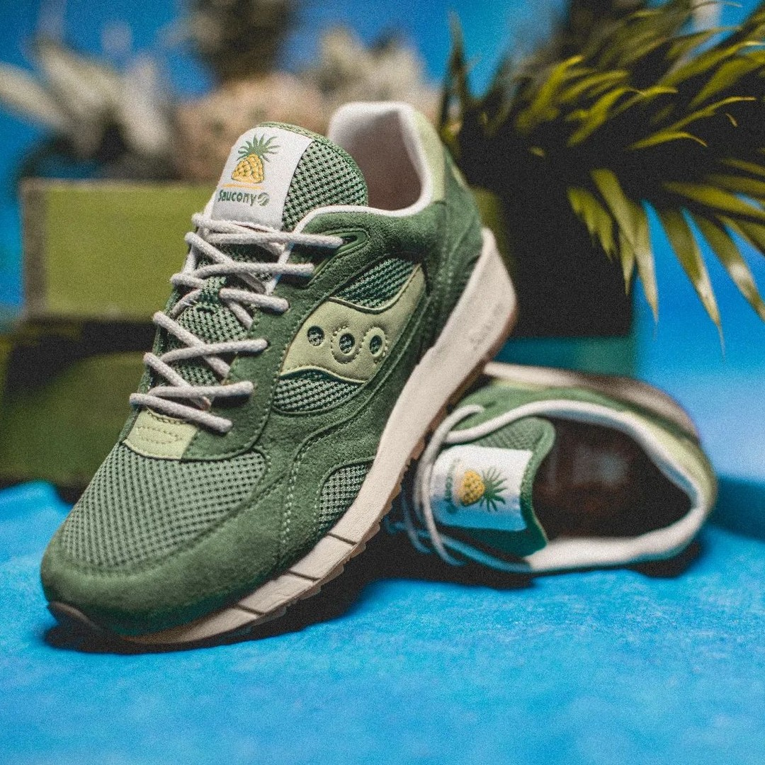 SHADOW6000菠萝情侣款复古跑鞋