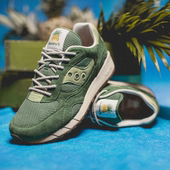 Saucony索康尼SHADOW 6000菠萝环保系列男女子复古跑鞋 古休闲运动