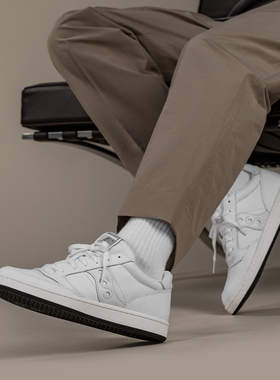 Saucony索康尼Jazz Court男女情侣皮革运动休闲复古低帮板鞋潮流