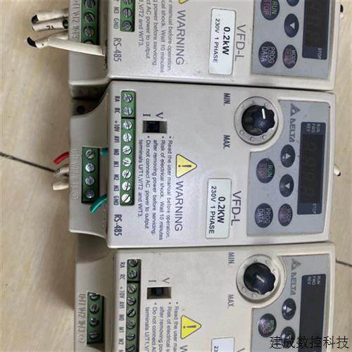 议价VFD002L21A台达L系列变频器 200W/220V成色