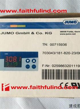议价Jumo 00715936 久茂全新温控器 703043/181-820-23/000 dTRON