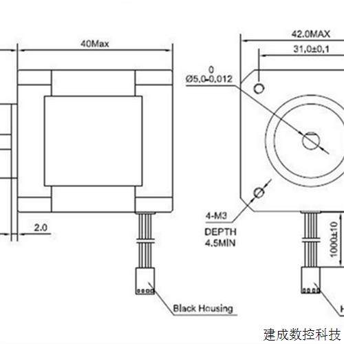 议价Nema17  17HS16-2004S1  17 Stepper Motor
