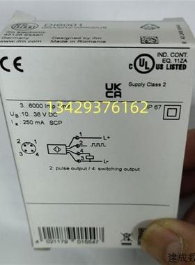 议价全新IFM易福门DI6001速度传感器DN2035 DN4012 DN4014原装质