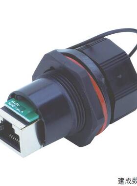 议价MISUMI/米思米面板安装型中继插座(防水)LWC-RJ45-Z6 现货