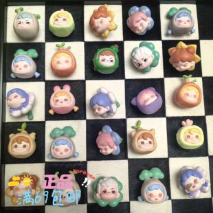 正版 TNT植物研究所水果MINI系列PVC萌粒盲盒可爱公仔摆件 现货