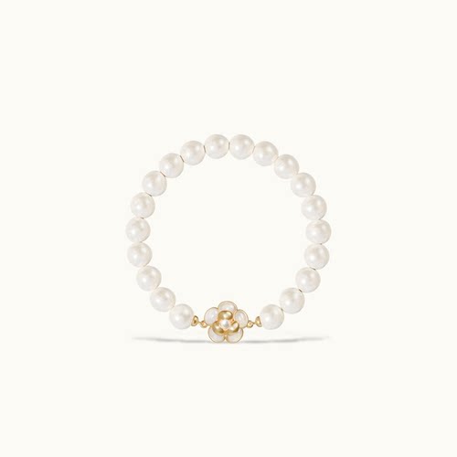 Fellala/翡拉拉「白山茶」轻奢珍珠手链官方高级首饰女专