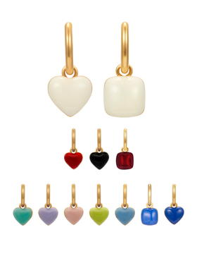 【新年礼物】Fellala/翡拉拉「霓虹甜心」轻奢小众爱心耳钉耳饰