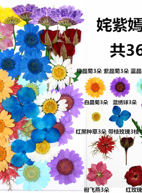 干花组合滴胶装饰永生花新娘妆花