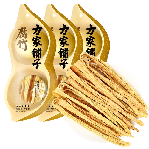方家铺子腐竹200g*3袋