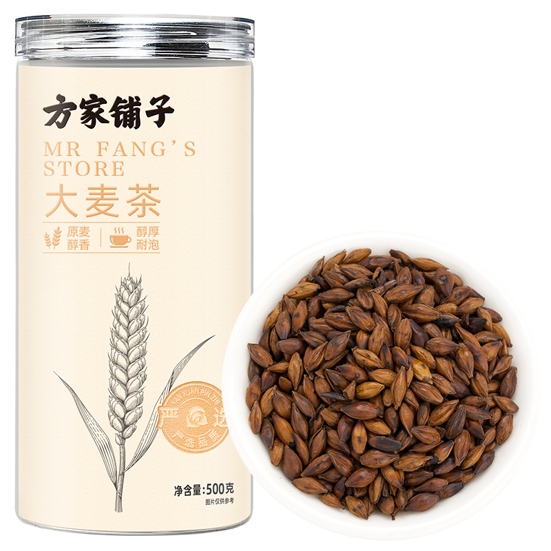 方家铺子大麦茶500g瓶装