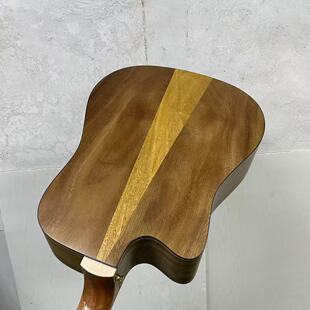 森骉吉他全单民谣吉他新品 加振鼓机胡桃金丝全单 尝鲜价带新款