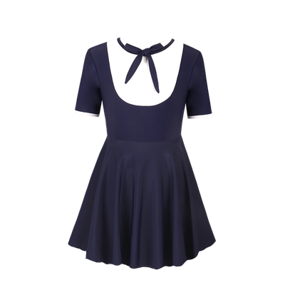 夏季连体温泉海边儿童游泳衣