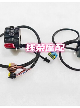 QJ600GS-7K钱江赛550ES左右组合开关手把大灯喇叭启动变开关按键