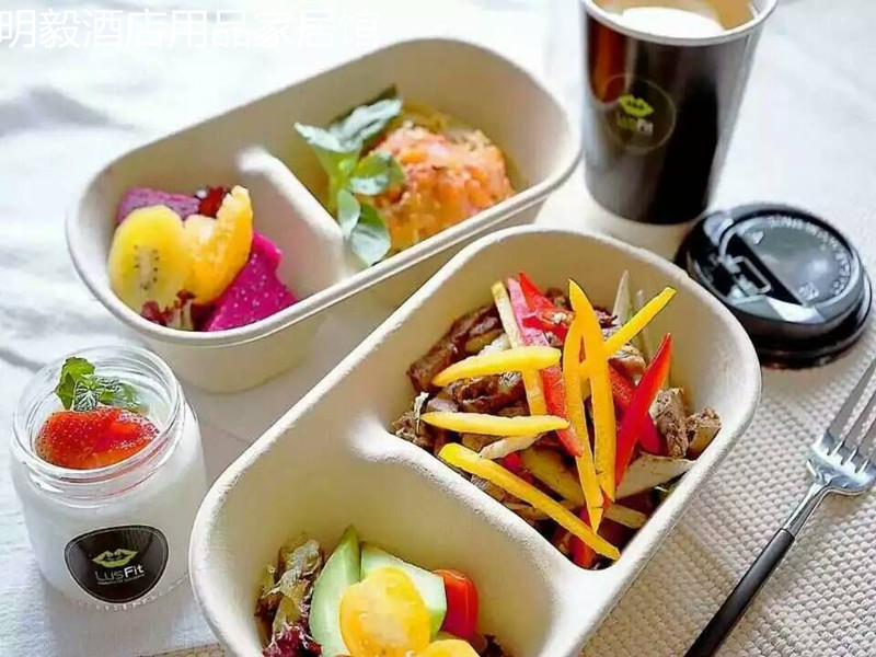 饭盒餐盒纸浆餐盒包邮环保降解