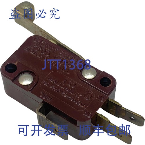 原装供应E33 Und Lab SPDT 速动微动开关滚轮开关 10A/125-250Vac