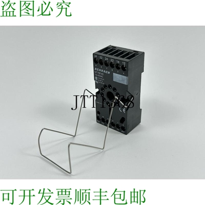 Schrack MT78740 11 极插座，适用于 3 极 MT 继电器