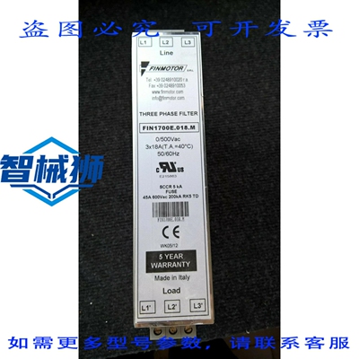 原装供应 N?1 FINMOTOR FIN1700E.018.M 0/500VAC 3X18A