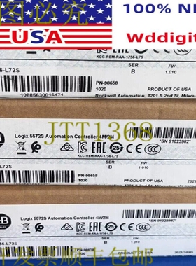 原装供应Allen Bradley 1756-L72S GuardLogix 5572S 控制器 4MB