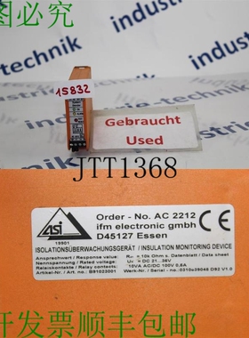 原装供应Ifm Electronic AC 2212 隔离装置 AC2212