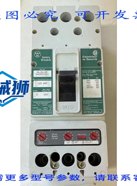 原装供应 断路器 600V & 进口 JT3125T 热磁脱扣器 3P 125A 安培
