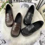 女乐福鞋 新款 日系学院风森系小皮鞋 学生表演鞋 正统jk制服鞋 基础款