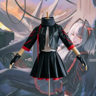 现货明日方舟W原皮整合运动皮衣cosplay二次元 游戏动漫演出服饰