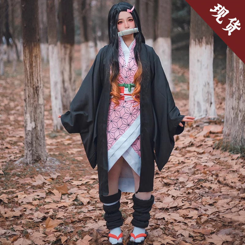 鬼灭之刃弥祢豆子cos服