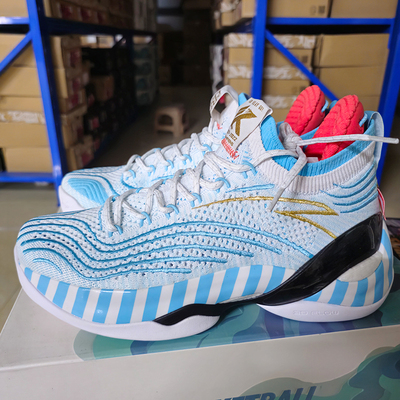 安踏男缓震低帮耐磨篮球鞋