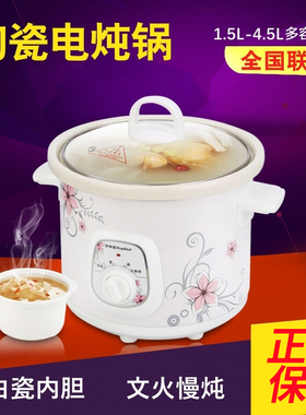 Royalstar/荣事达 RBC-15M陶瓷电炖锅迷你白瓷炖盅全自动煲汤粥锅