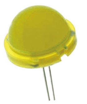 原装 可见光 LED, BIG LAMP 系列, 黄色, 通孔安装 6个, 8.