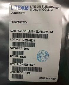 LTST-S33FBEGW-5A 原装 全新 覆盖侧面1206七彩 规格3010