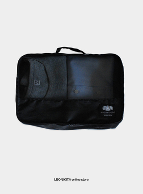 LEONIKITA 尼龙黑色旅行收纳包组合口罩袋护照袋电源线收纳包