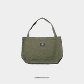 LEONIKITA 水洗帆布中性基本款 纯色单肩包通勤包托特包