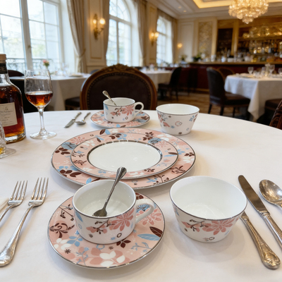 外贸出口高端精致英式骨瓷咖啡杯碟套装西餐厅茶具茶杯下午茶套具