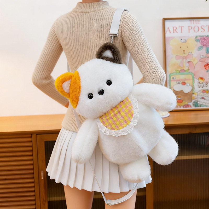 会跑步的小熊玩偶背包跑跑熊双肩包猫咪公仔毛绒玩具生日礼物女生,箱包皮具/热销女包/男包,痛包,淘宝优惠券,粉丝福利购,淘宝优惠卷