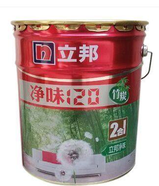 立邦漆立邦净味120竹炭2合1二合一无添加内墙乳胶漆涂料18l油漆