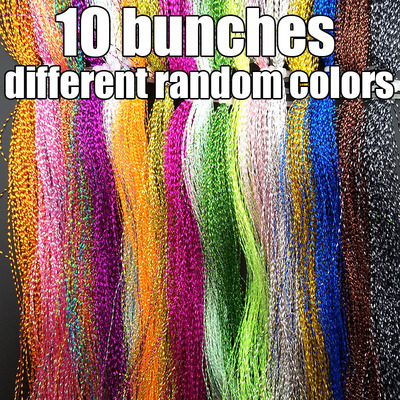 lunker fly fishing tinsel twisted strand string line tying