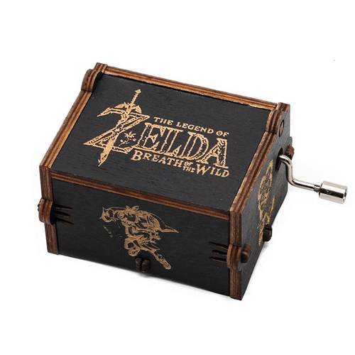 Hot selling all black styles Music Box Legend Of Zelda Hand