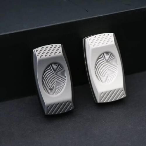 Fingerprint Magnetic Tactile Slider Fidget Slider Metal