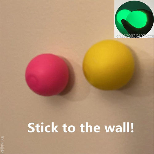 Stick Wall Ball  Decompression Ball Sticky Squash Ball Suct
